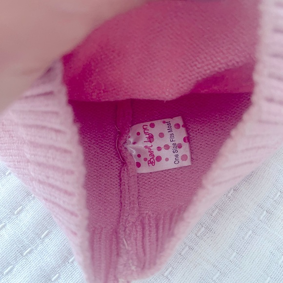 Girls hat, with beautiful details, and a real fur ! - Picture 5 of 6